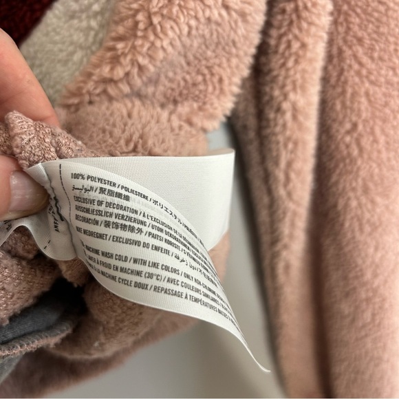 Abercrombie & Fitch Fleece Half Zip Oversized Sweatshirt Pink Women’s Size XXS - Picture 8 of 8